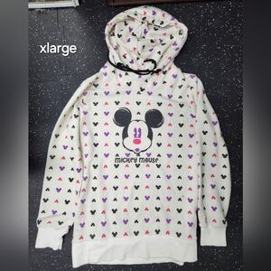 Disney Kids Mickey Mouse Hoodie - White and Purple